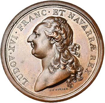 FRANCE, AE médaille, 1789, ... 