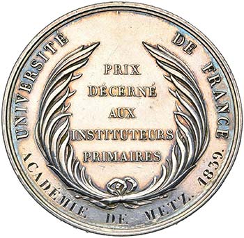 FRANCE, AR médaille, 1839. Prix ... 