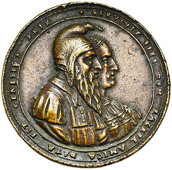 BOHEME, AE médaille, 1544, ... 