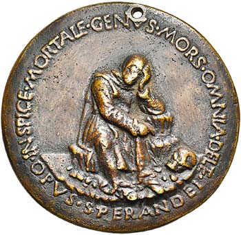 ITALIE, AE médaille, s.d. (1467), ... 