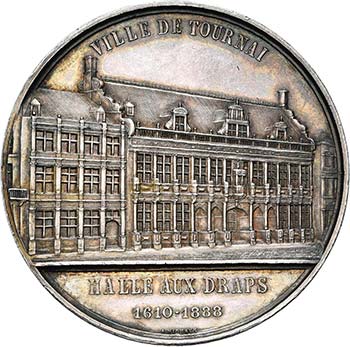 BELGIQUE, AR médaille, 1888, ... 