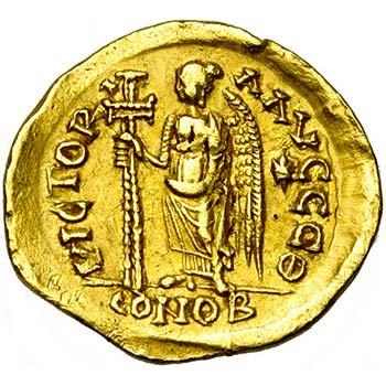 ZENON (474-491), AV solidus, ... 