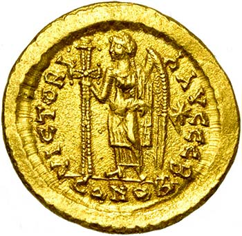 LEON Ier (457-474), AV solidus, ... 