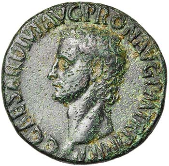 CALIGULA (37-41), AE as, 40, Rome. ... 