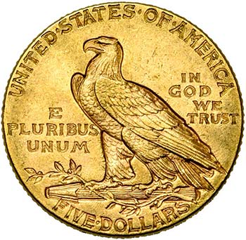 ETATS-UNIS, AV 5 dollars, 1912. ... 