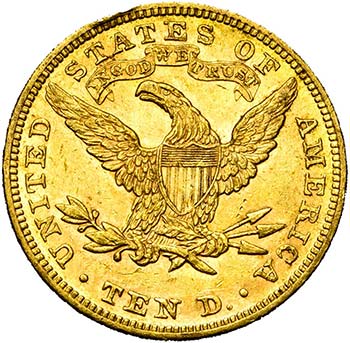 ETATS-UNIS, AV 10 dollars, 1893. ... 