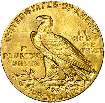 ETATS-UNIS, AV 5 dollars, 1910. ... 