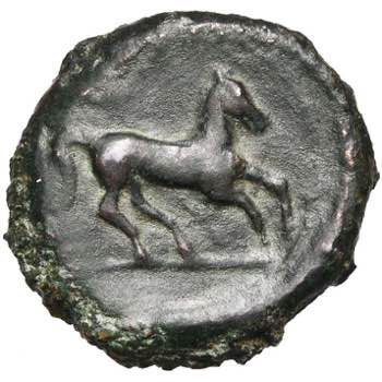 SICILE, AITNA, AE bronze, vers 400 ... 
