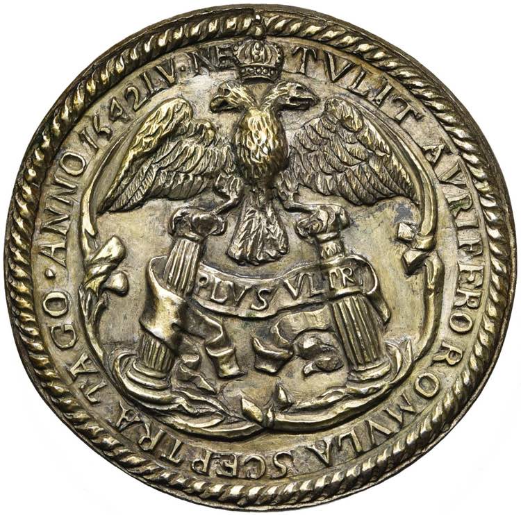SAINT EMPIRE, AR médaille, 1542, ... 