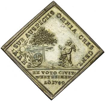 ALLEMAGNE, AR médaille, 1789. ... 