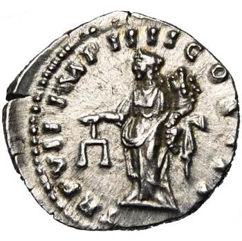 LUCIUS VERUS (161-169), AR denier, ... 