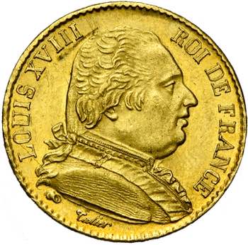 FRANCE, Louis XVIII, première ... 