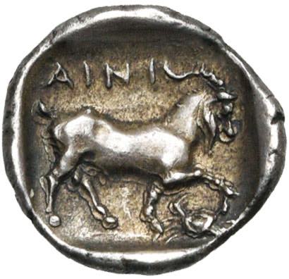 THRACE, AINOS, AR diobole, 408-407 ... 