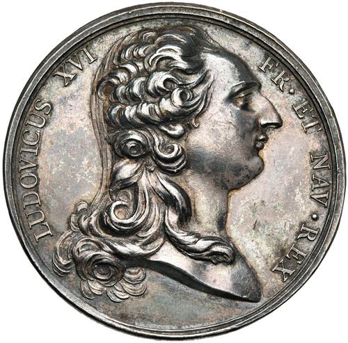 FRANCE, AR médaille, 1781, ... 