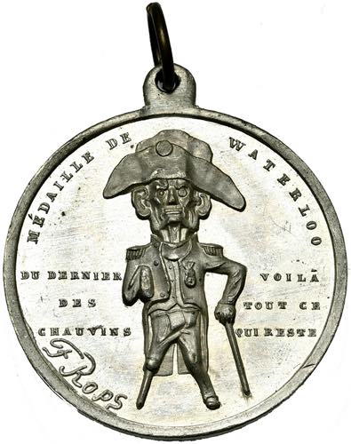 BELGIQUE, Etain médaille, 1858, ... 