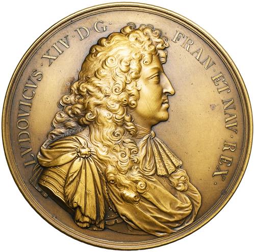 FRANCE, AE médaille, 1667. Prise ... 
