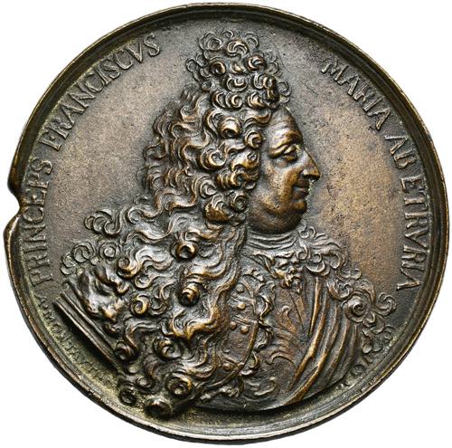 ITALIE, AE médaille, 1710, A. ... 