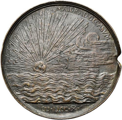 ITALIE, AE médaille, 1710, A. ... 
