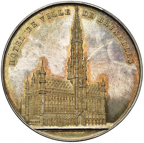 BELGIQUE, AR médaille, 1849, J. ... 
