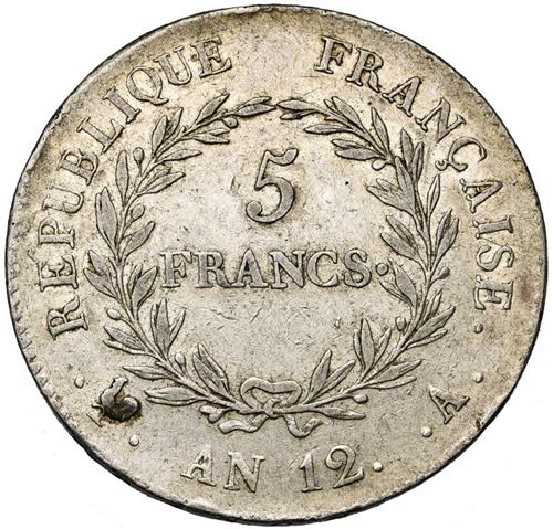 FRANCE, Consulat (1799-1804), AR 5 ... 