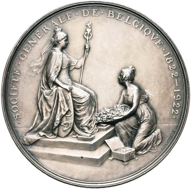 BELGIQUE, AR médaille, 1922, ... 