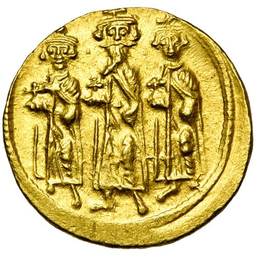 Héraclius (610-641), AV solidus, ... 