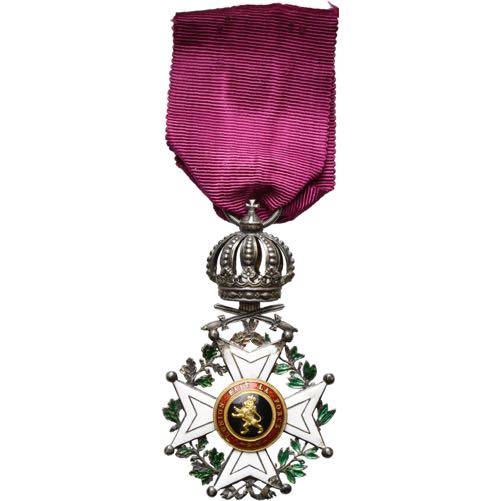 BELGIQUE, Ordre de Léopold, croix ... 