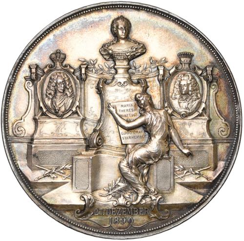 AUTRICHE, AR médaille, 1890, ... 