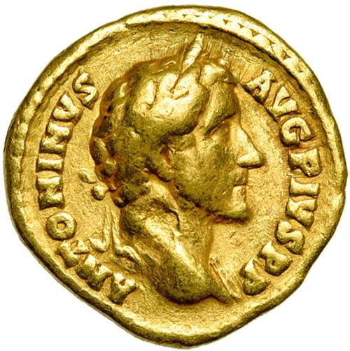 ANTONIN le Pieux (138161), AV aureus, 145161, Jean Elsen & ses