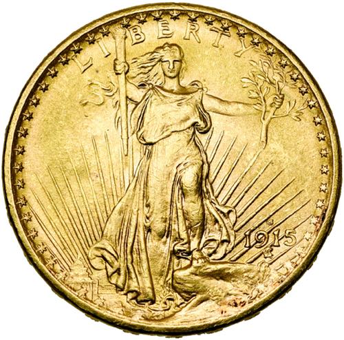 ETATS-UNIS, AV 20 dollars, 1915 S. ... 