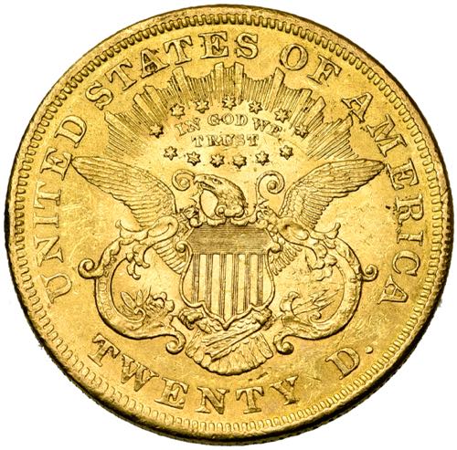 ETATS-UNIS, AV 20 dollars, 1873. ... 