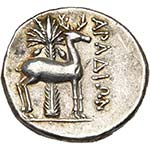 PHENICIE, ARADOS, AR drachme, 174-173 av. ... 