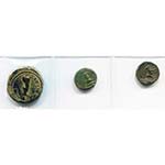 MACEDOINE, lot de 3 bronzes: Thessalonique, ... 