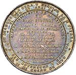 PEROU, AR médaille, 1870, Bryant. Chemin de ... 