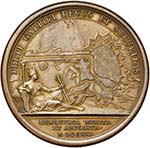 FRANCE, AE médaille, 1671, Mauger. ... 