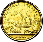 FRANCE, AE doré médaille, 1695, Mauger. ... 