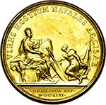 FRANCE, AE doré médaille, 1646, Mauger. ... 