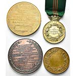 FRANCE, lot de 4 médailles: 1874, La Ville ... 