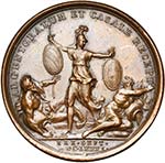 FRANCE, AE médaille, 1681, Mauger. ... 