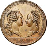 FRANCE, AE médaille, 1770, Duvivier. ... 