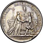 FRANCE, AR médaille, 1725, N. Roettiers. ... 