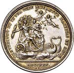 FRANCE, AR médaille, 1725, G.W. Vestner. ... 