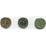 PHILIPPE Ier (244-249), lot de 3 bronzes: as ... 