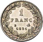 FRANCE, Louis-Philippe (1830-1848), AR 1 ... 