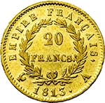 FRANCE, Napoléon Ier (1804-1814), AV 20 ... 