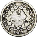 FRANCE, Napoléon Ier (1804-1814), AR 2 ... 
