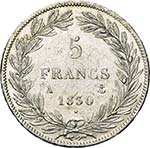 FRANCE, Louis-Philippe (1830-1848), AR 5 ... 