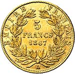 FRANCE, Napoléon III (1852-1870), AV 5 ... 