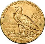 ETATS-UNIS, AV 5 dollars, 1909D. Fr. 151.