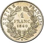 FRANCE, Napoléon III (1852-1870), AR 1 ... 